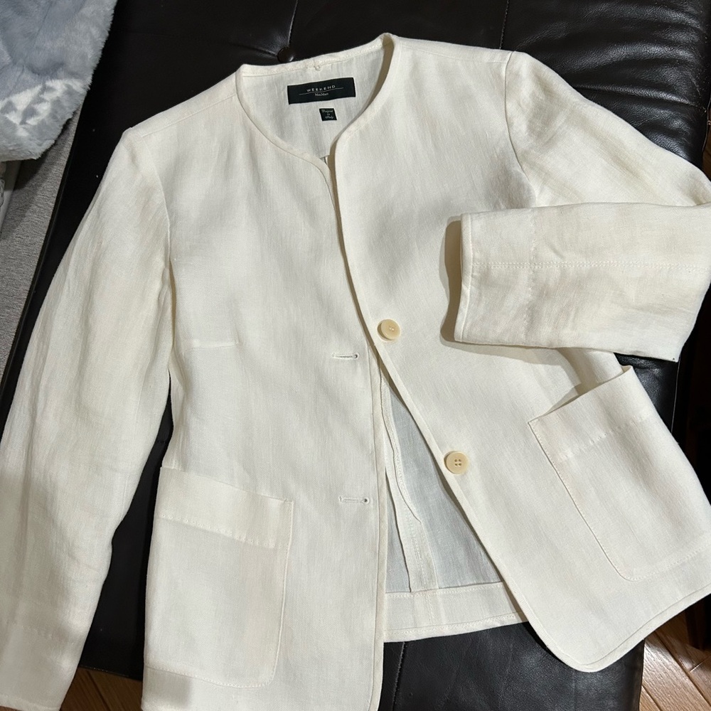 Weekend MaxMara Linen Blazer